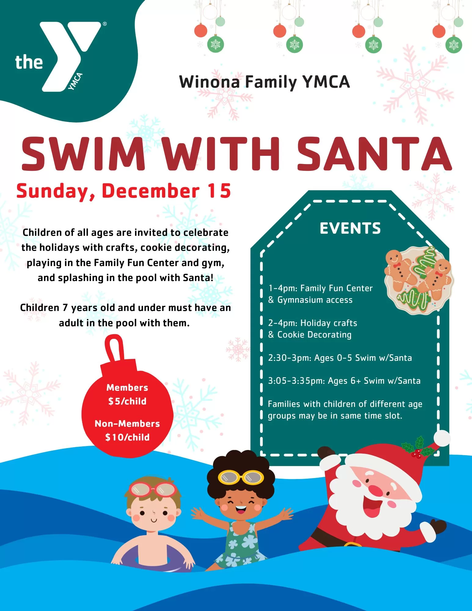 swim with santa